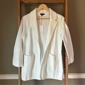 Quince Cotton Knit Blazer in Ivory - NWT